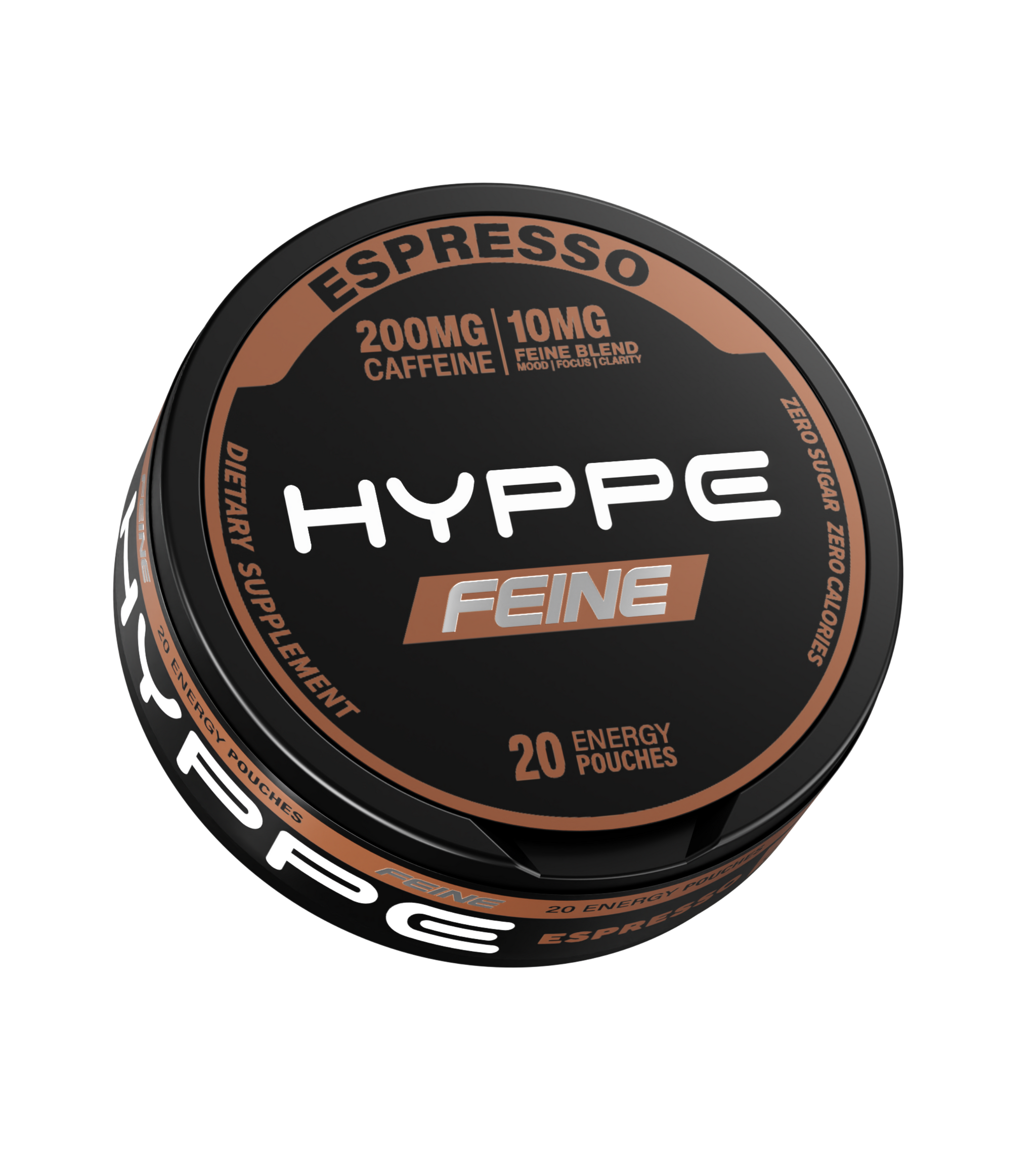 HYPPE FEINE energy pouches 200mg caffeine — view 4