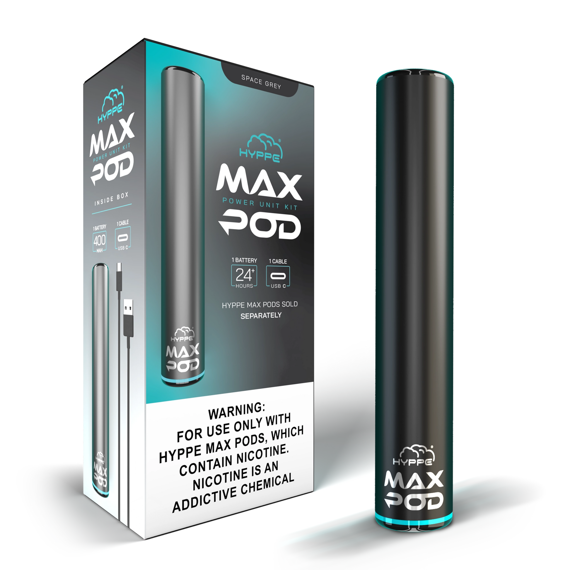 HYPPE Max battery 400mAh rechargeable power unit — view 2