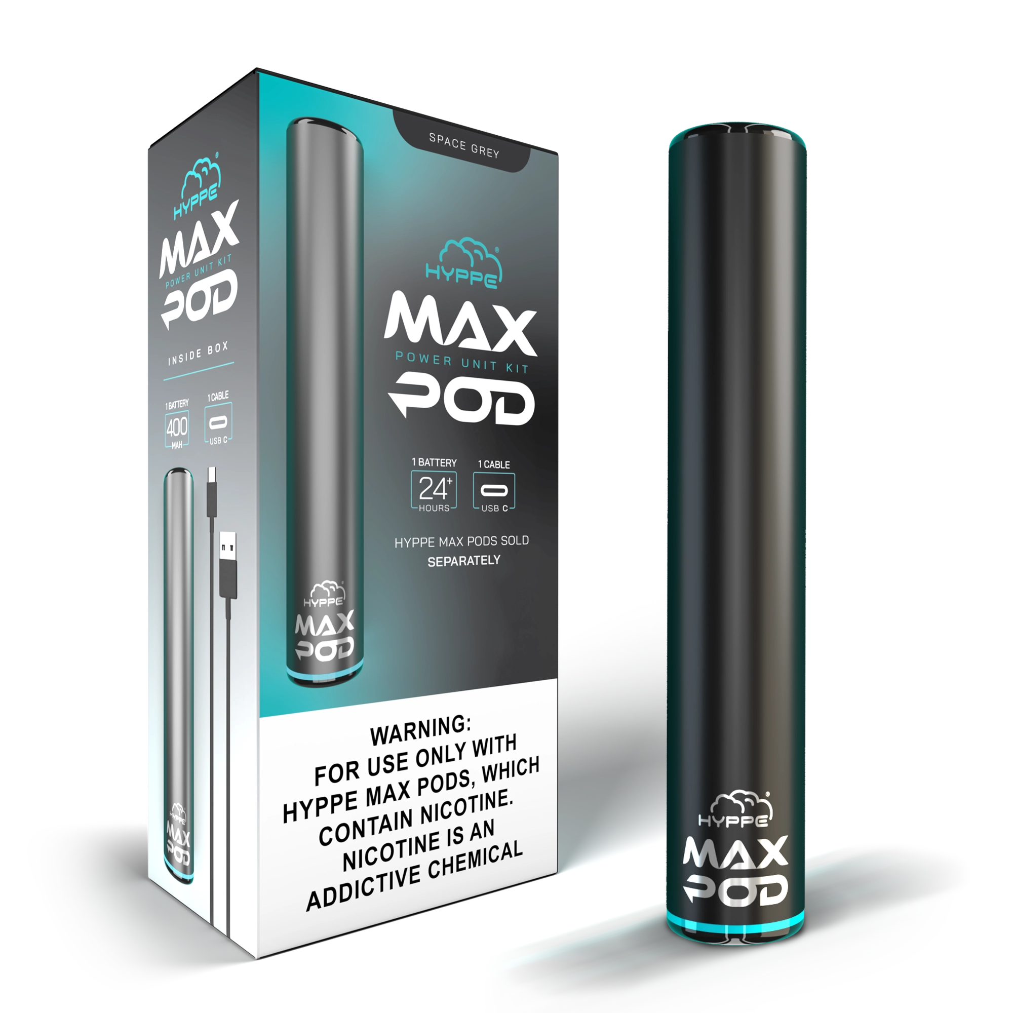 HYPPE Max battery 400mAh rechargeable power unit — view 2