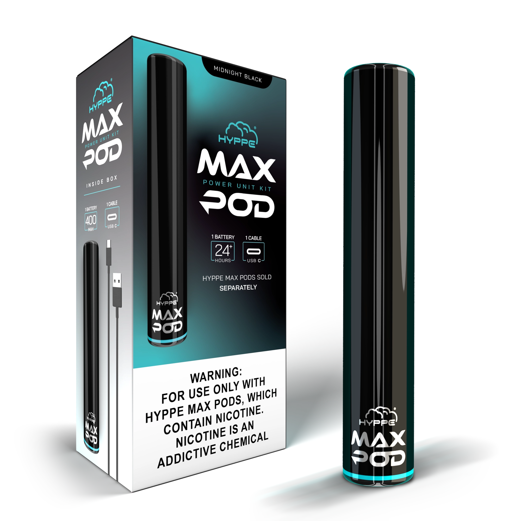 HYPPE Max battery 400mAh rechargeable power unit