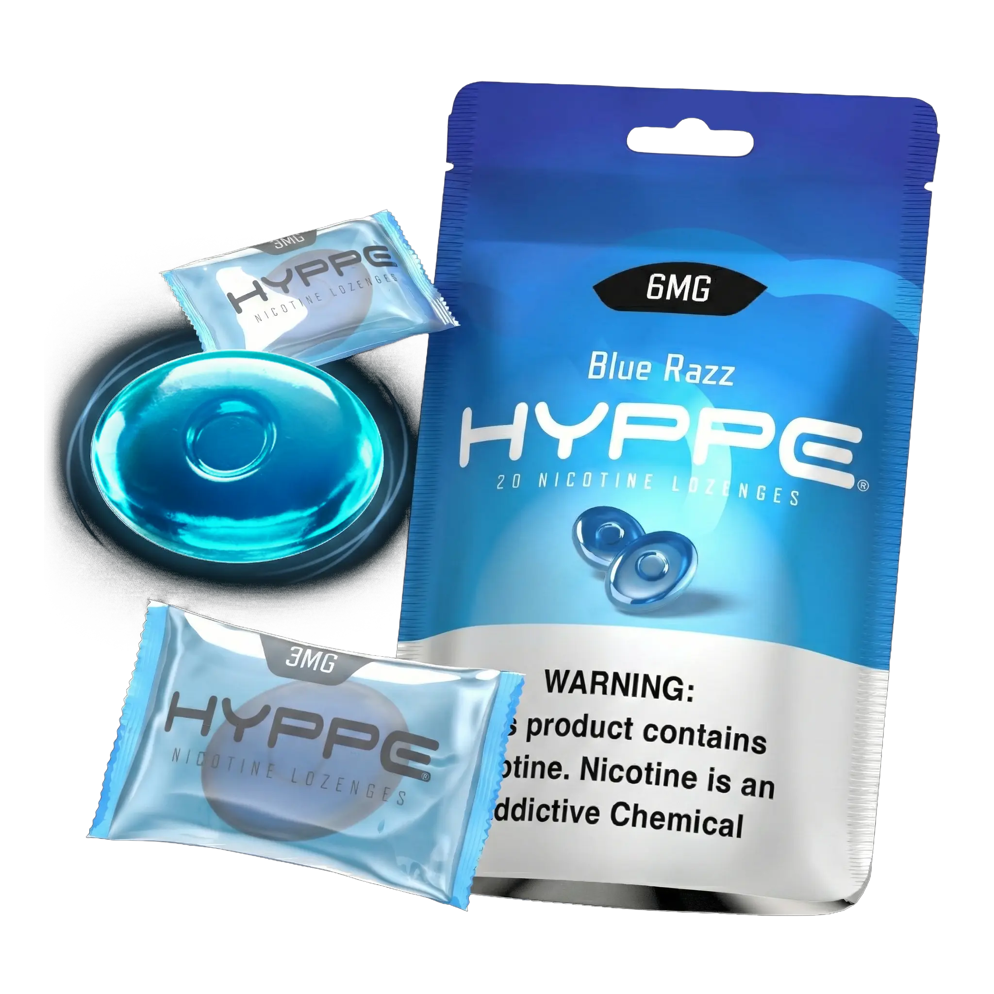 HYPPE nicotine lozenges tobacco-free