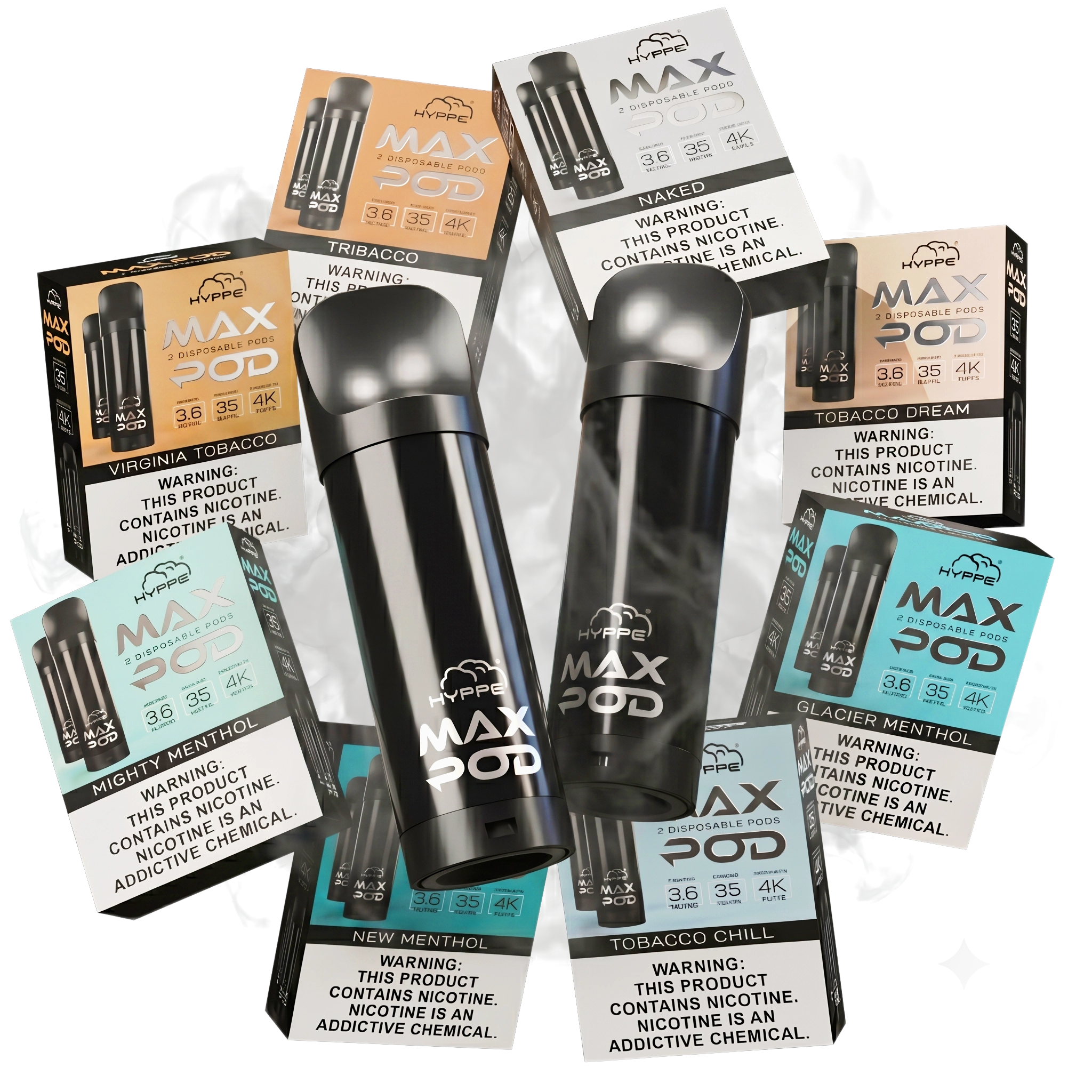 HYPPE Max nicotine pod refill