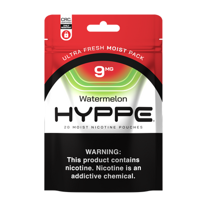 HYPPE Chewy Watermelon 9mg Bag