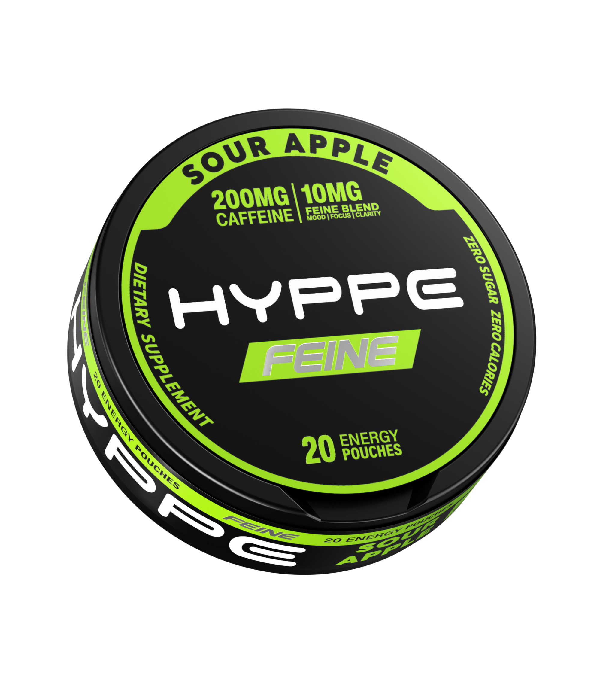 HYPPE FEINE energy pouches 200mg caffeine — view 5